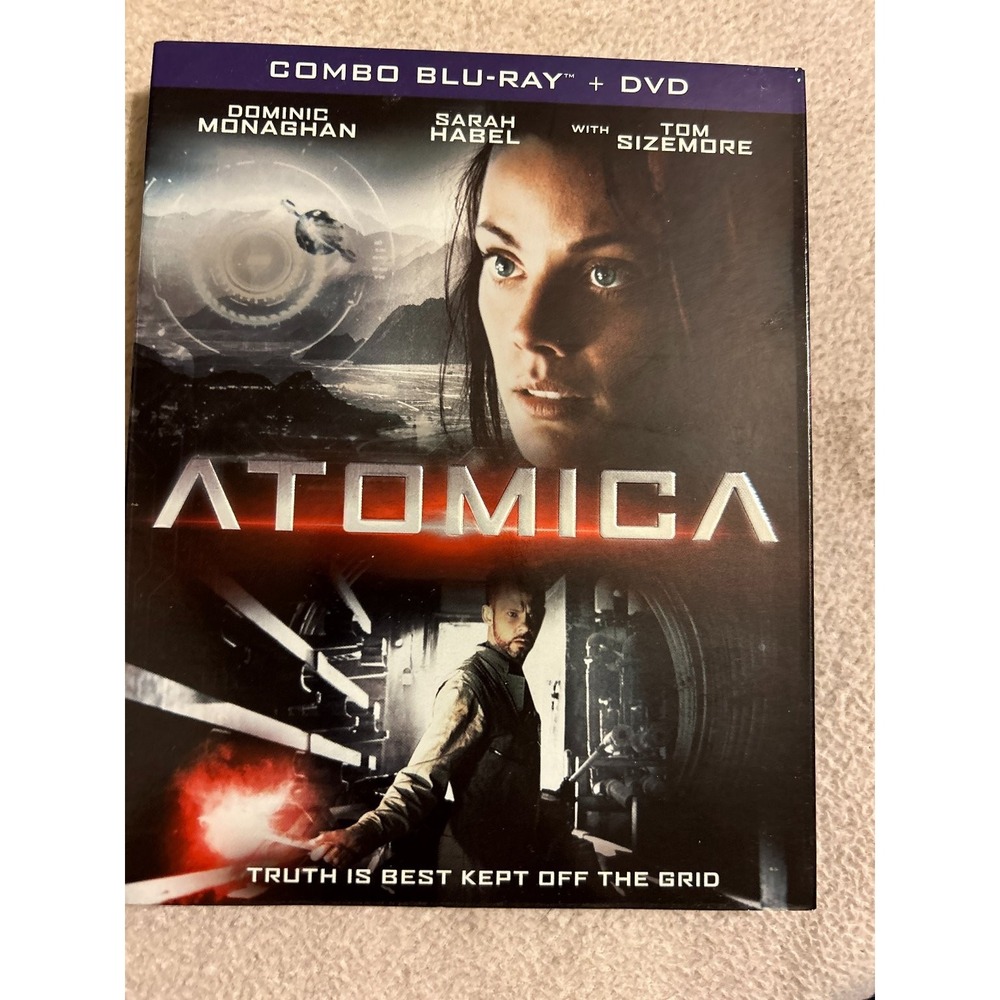 Atomica Blu-ray +‎ DVD Combo 2017 Dominic Monaghan Sci-Fi Thriller